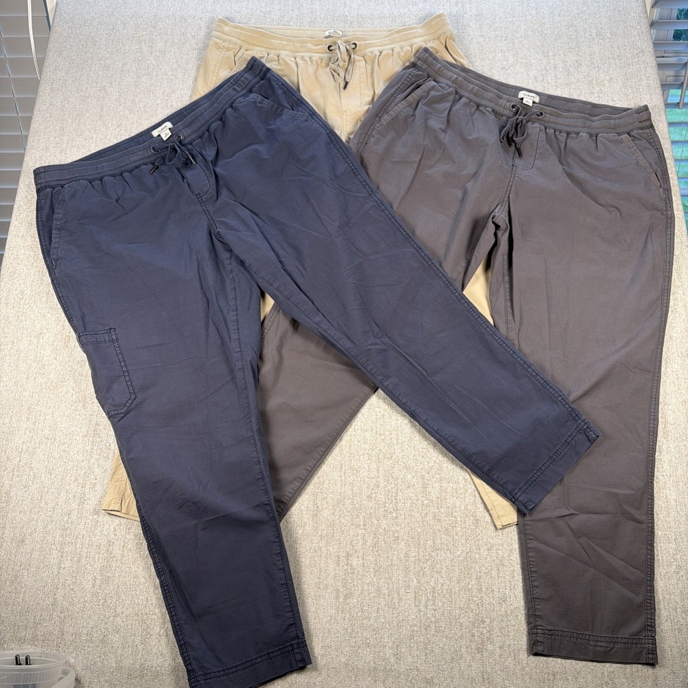 L.L.Bean Womens XL Pants Bundle 2 Petite 1 Regular Casual Lightweight Travel